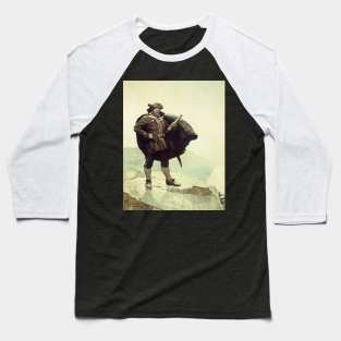 Pirate Captain Bill Bones by NC Wyeth Baseball T-Shirt